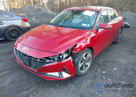 2021 Hyundai Elantra Limited from USA, damaged, VIN 5NPLP4AG6MH026140